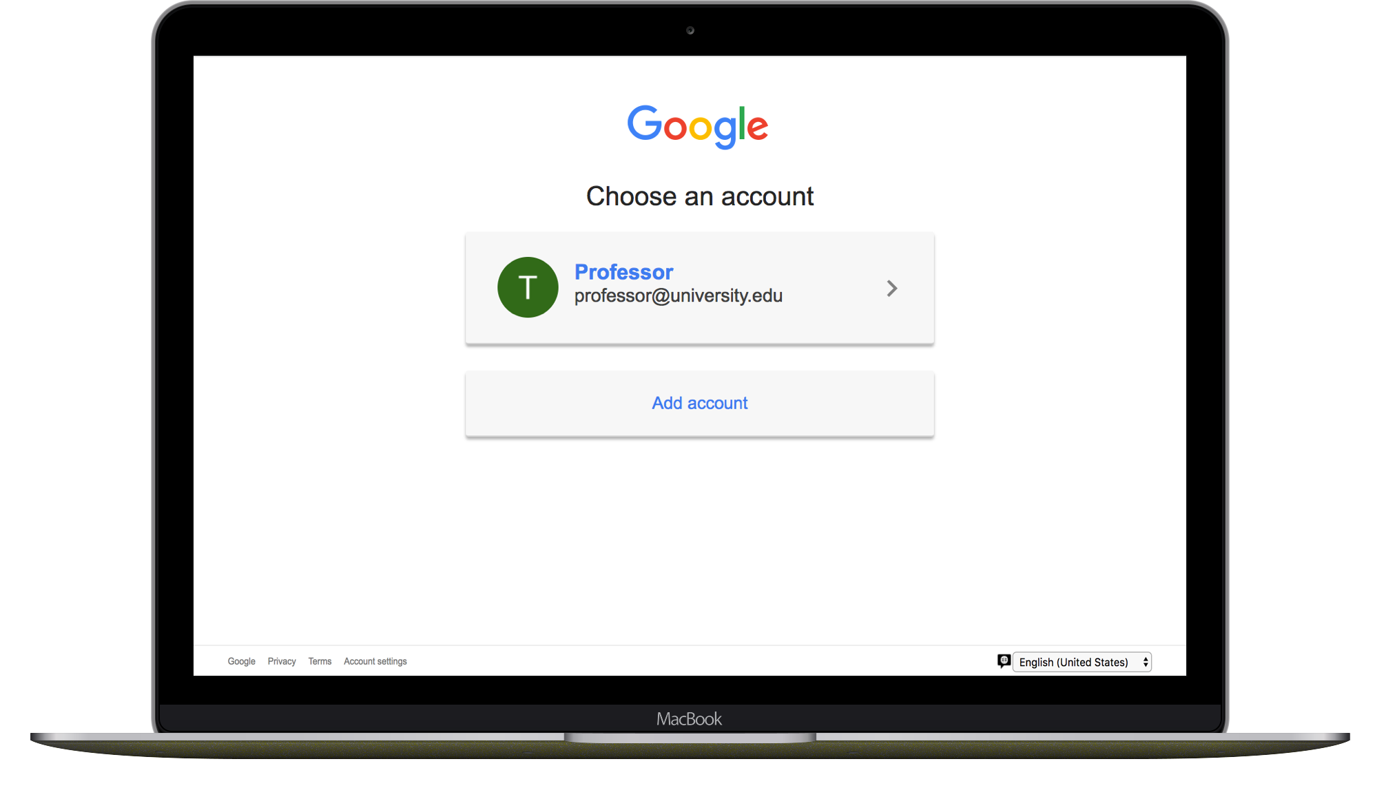 Login with your Gmail Account