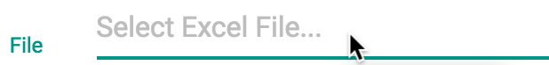 Upload Your Spreadsheet